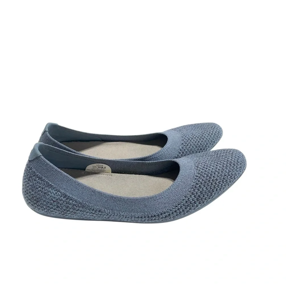 Allbirds Navy Tree Breezer Kauri Marine Blue Ballet Flats Women's Size 8.5